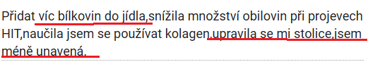 Recenze – přidat víc bílkovin, upravila stolice, méně unavená